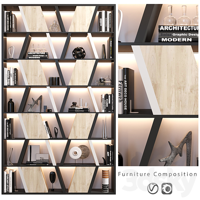 Furniture Composition | 18 3DSMax File - thumbnail 1