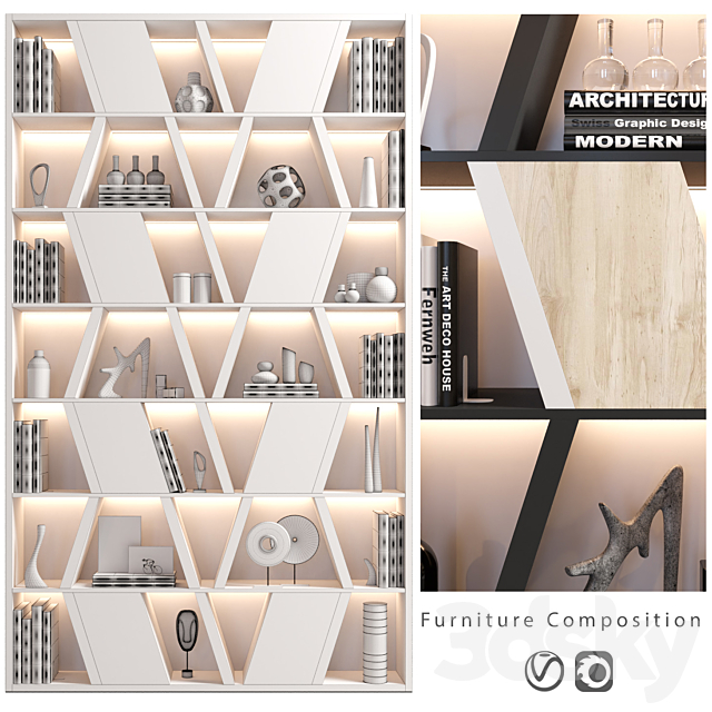 Furniture Composition | 18 3DSMax File - thumbnail 3