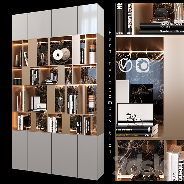 Furniture Composition | 25 3DSMax File - thumbnail 3