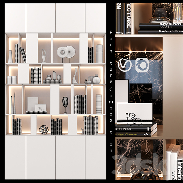 Furniture Composition | 25 3DSMax File - thumbnail 4