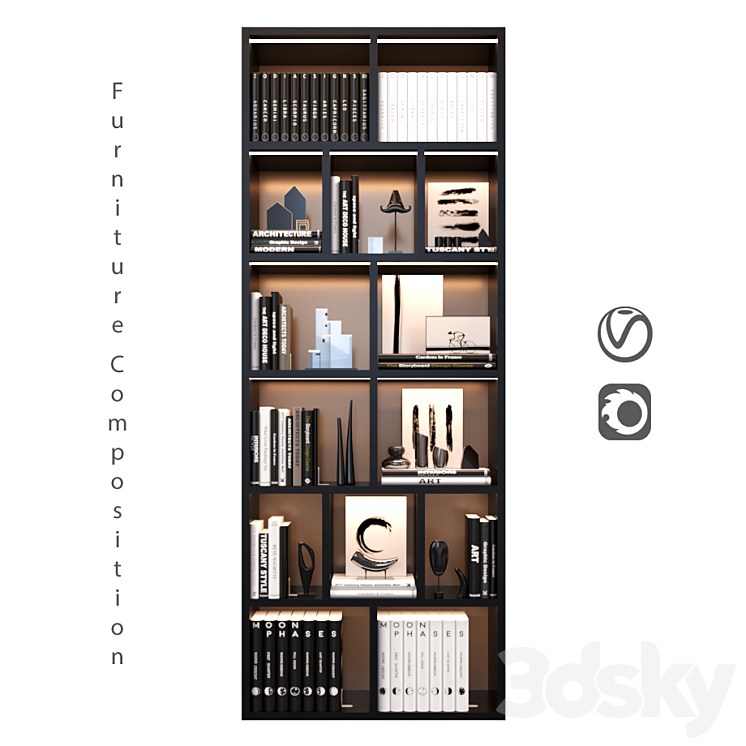 Furniture Composition | 35 3DS Max - thumbnail 1