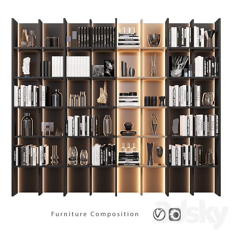 Furniture Composition | 38 3DS Max - thumbnail 1