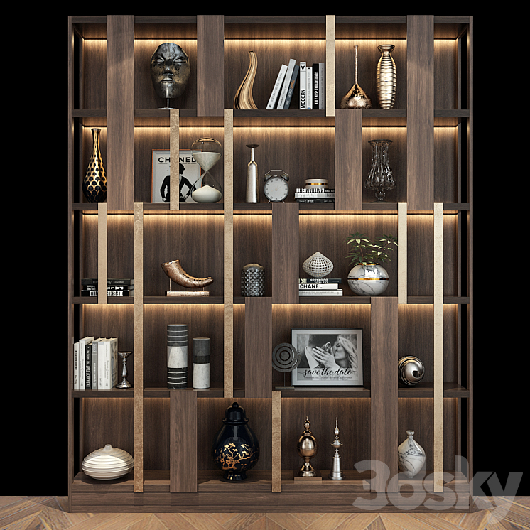 Furniture composition set 232 3DS Max - thumbnail 2