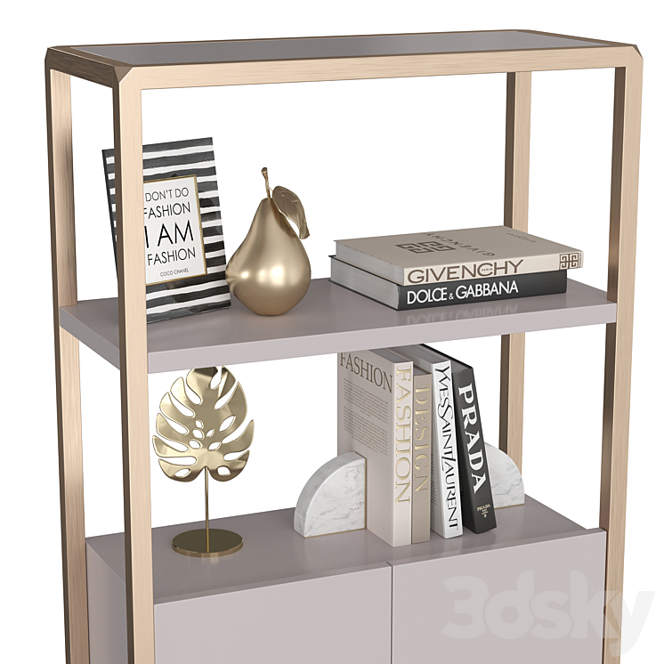 GARDA DÉCOR shelving unit SPACE 3DS Max - thumbnail 2