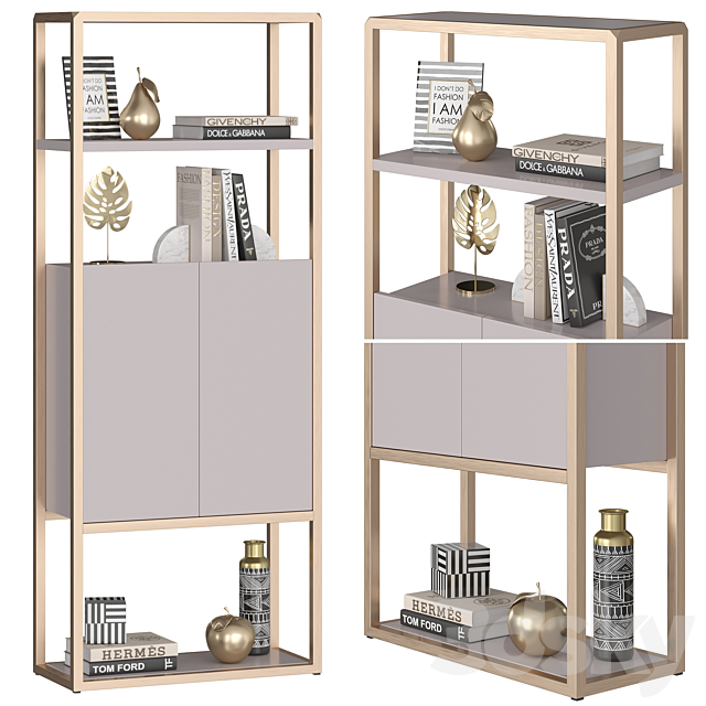 GARDA DÉCOR shelving unit SPACE 3DSMax File - thumbnail 1