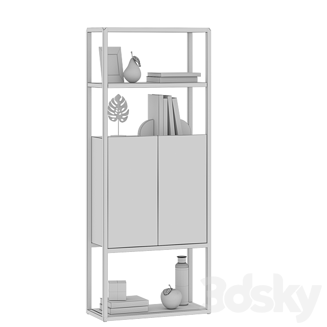 GARDA DÉCOR shelving unit SPACE 3DSMax File - thumbnail 4