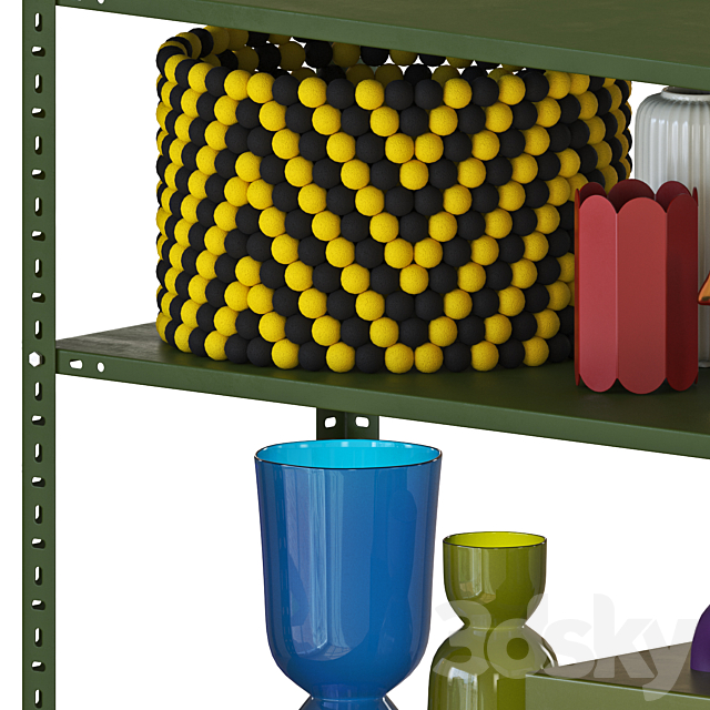 Hay Shelving Unit 2 3DSMax File - thumbnail 4