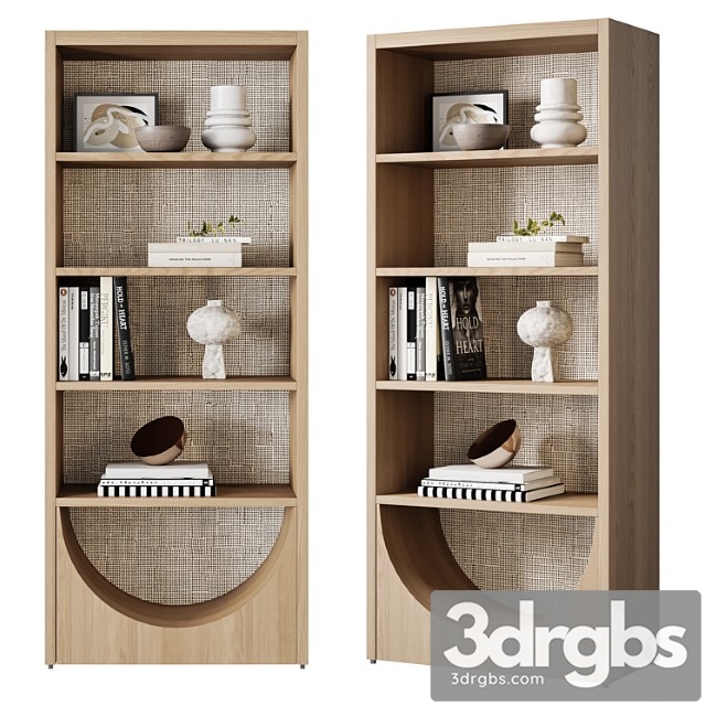 Helms Bookcase 3dsmax Download - thumbnail 1