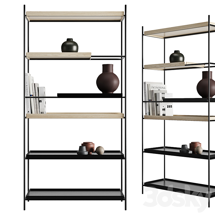 High tray shelf 3DS Max - thumbnail 1