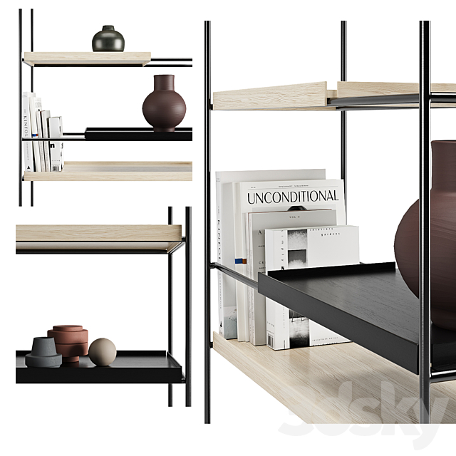 High tray shelf 3DSMax File - thumbnail 2