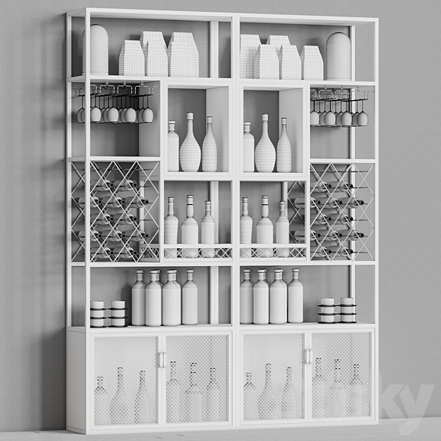 Homary Industrial Rack 3DSMax File - thumbnail 7