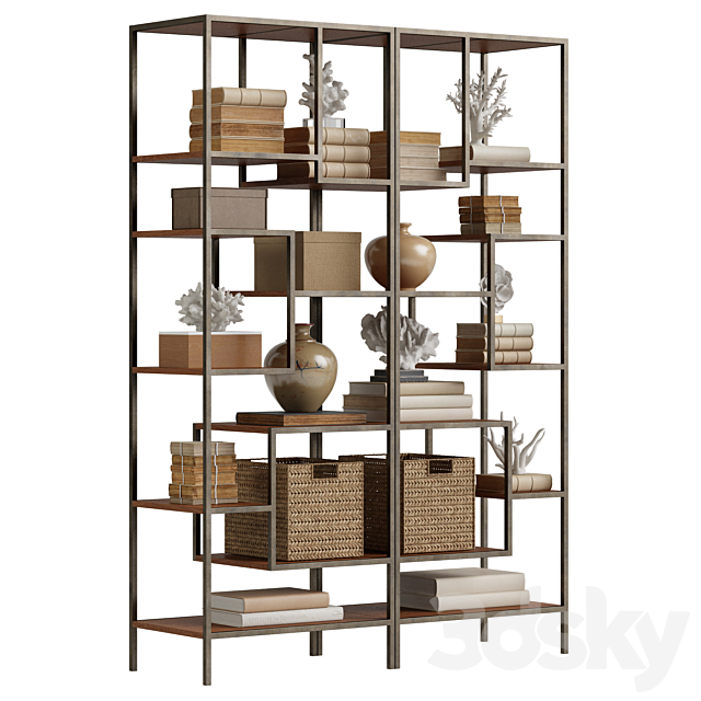 Horchow Dillenger Etagere 3DSMax File - thumbnail 1