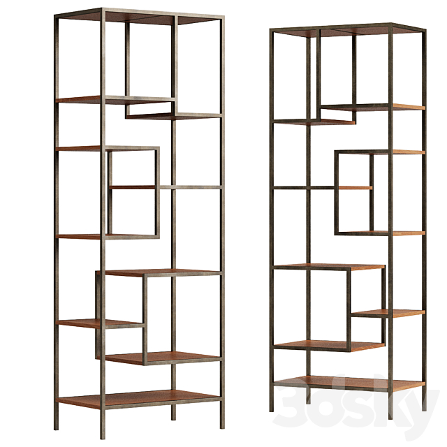 Horchow Dillenger Etagere 3DSMax File - thumbnail 2