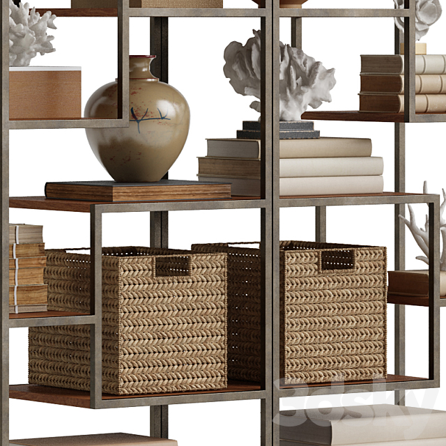 Horchow Dillenger Etagere 3DSMax File - thumbnail 4