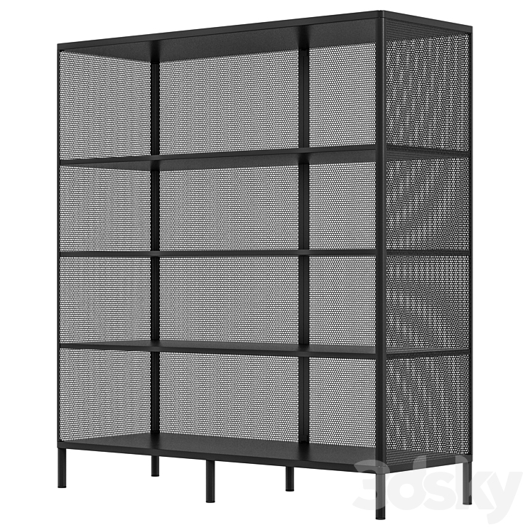 IKEA – BEKANT Rack bookcase 3DS Max Model - thumbnail 2