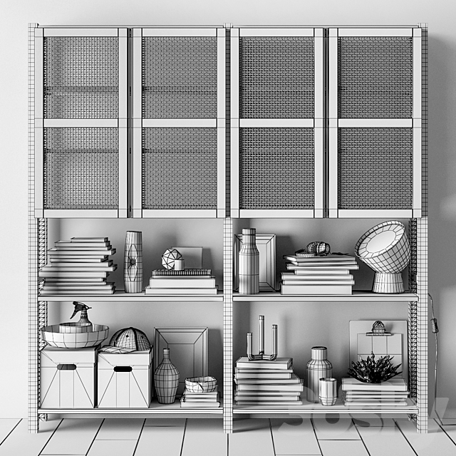 IKEA IVAR STORAGE COMBINATION 3DSMax File - thumbnail 3