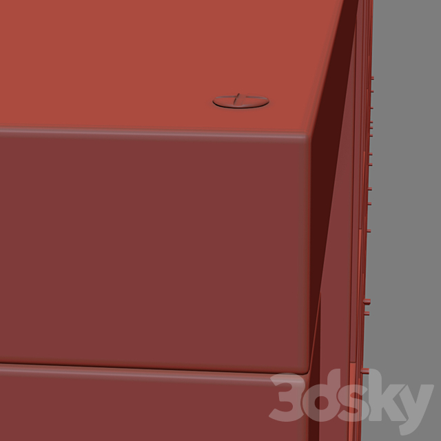 Ikea Kallax Set 3DS Max Model - thumbnail 3