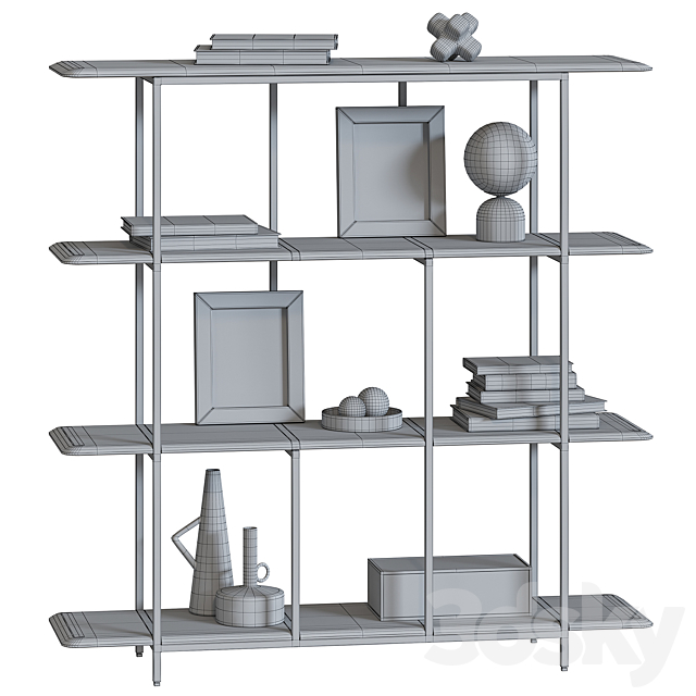 Jacobson Bookcase AM.PM 3DSMax File - thumbnail 4