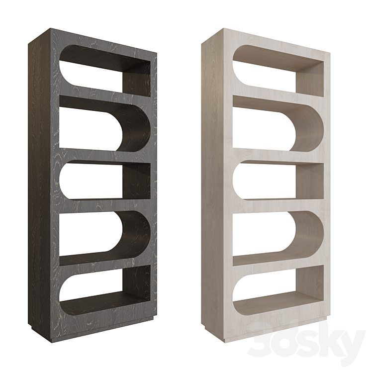 Kellywearstler ROXBURY ETAGERE 3DS Max Model - thumbnail 1