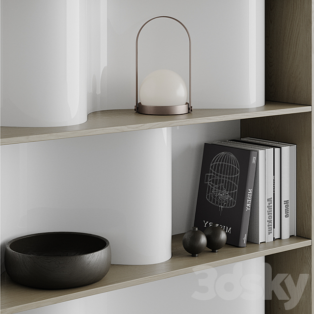 Low shelving Lok01 3ds Max - thumbnail 2