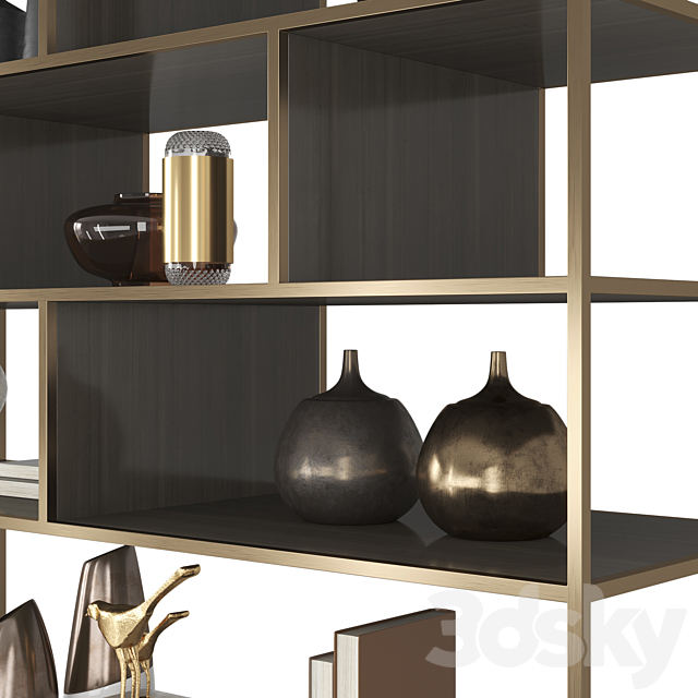 Mack etagere shelving unit 3DSMax File - thumbnail 3