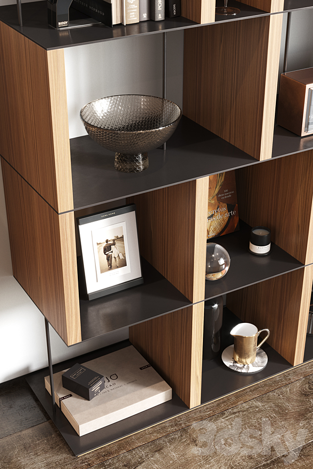 Manhattan bookcase 3DSMax File - thumbnail 4