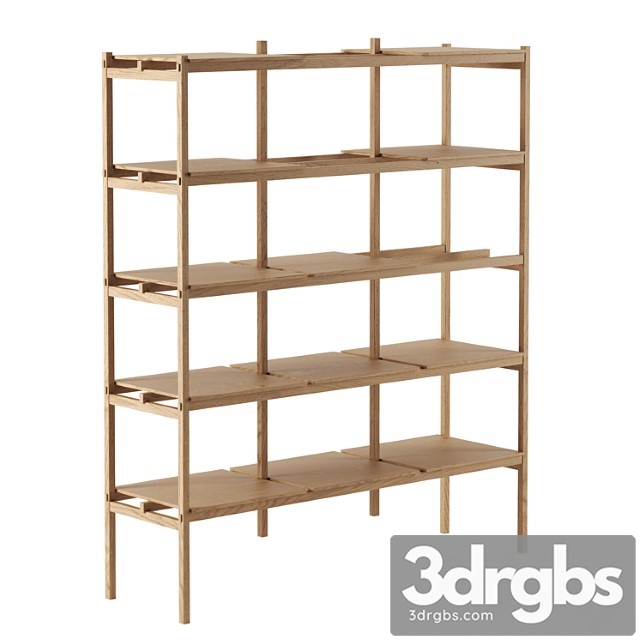 N Ss01 Shelving System By Karimoku Case Study 3dsmax Download - thumbnail 1