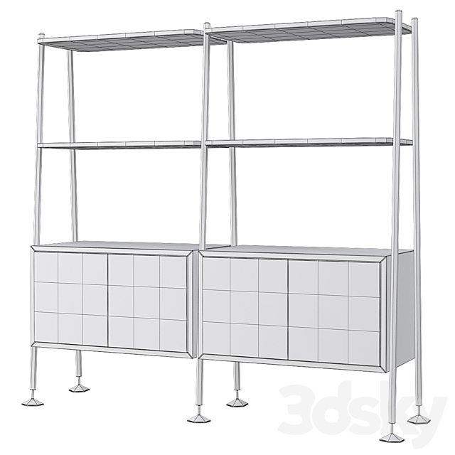 Office Shelving Blog Series 3DSMax File - thumbnail 2