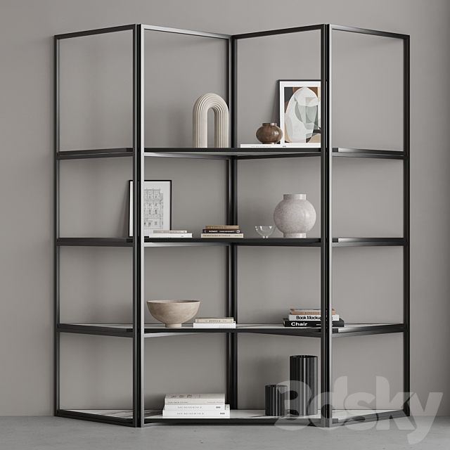 Opera Bookcase by Italon 3DSMax File - thumbnail 1