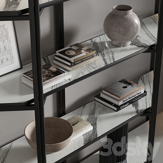 Opera Bookcase by Italon 3DSMax File - thumbnail 2