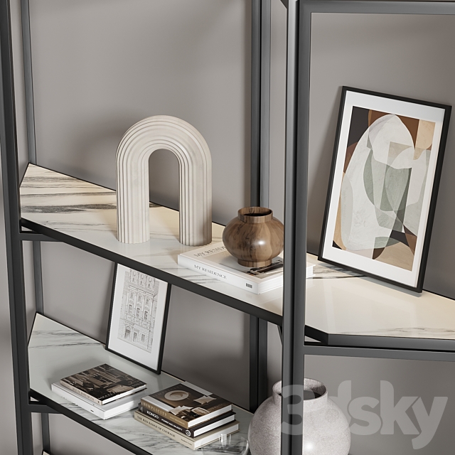 Opera Bookcase by Italon 3DSMax File - thumbnail 3