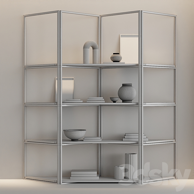 Opera Bookcase by Italon 3DSMax File - thumbnail 5