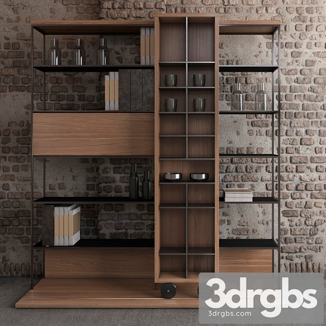 Punt Literatura Shelf 1 3dsmax Download - thumbnail 1