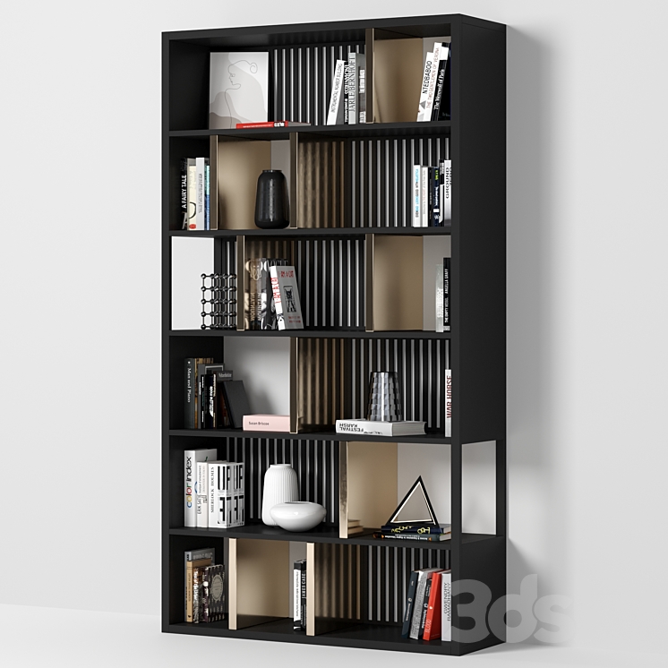 Rack and Bookcase 3DS Max - thumbnail 2