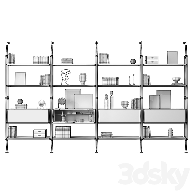 Rack ARIA 02 by PORADA 3DSMax File - thumbnail 4