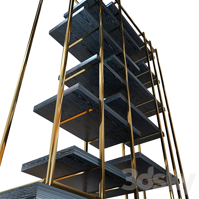 Rack Cabinet Rack EICHHOLTZ 113290 112000 WARD 3DS Max Model - thumbnail 2