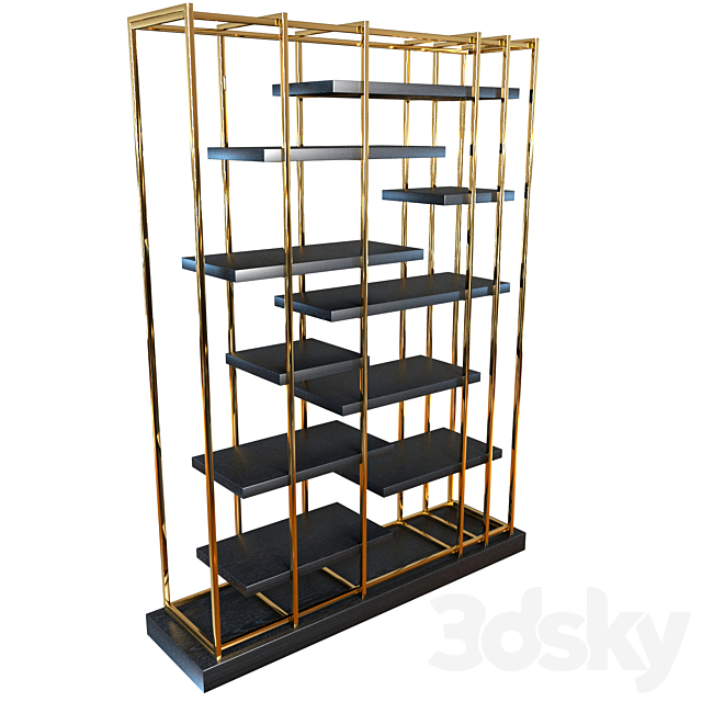 Rack Cabinet Rack EICHHOLTZ 113290 112000 WARD 3DS Max Model - thumbnail 4