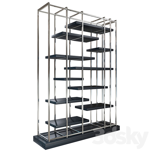 Rack Cabinet Rack EICHHOLTZ 113290 112000 WARD 3DS Max Model - thumbnail 5