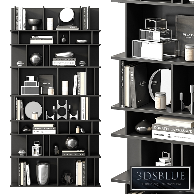 Rack COMO (black) by BoConcept 3DS Max - thumbnail 3