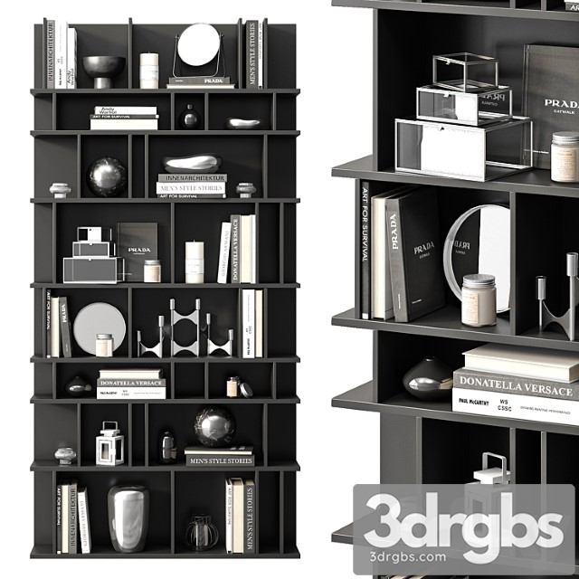 Rack Como Black by BoConcept 3dsmax Download - thumbnail 1