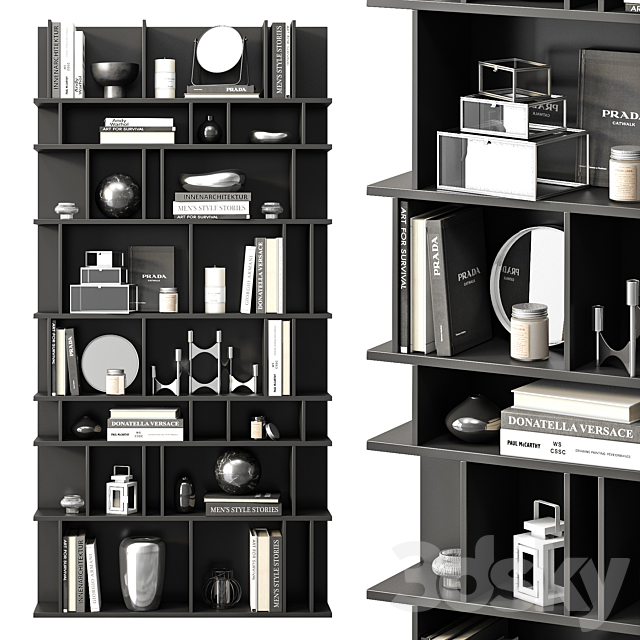 Rack COMO (black) by BoConcept 3DSMax File - thumbnail 1