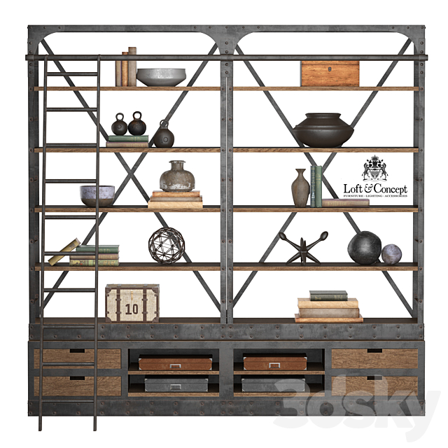 RACK INDUSTRIAL IRON 3DSMax File - thumbnail 2