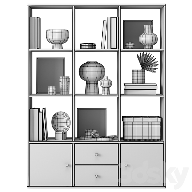 Rack Kane Latte 3ds Max - thumbnail 3