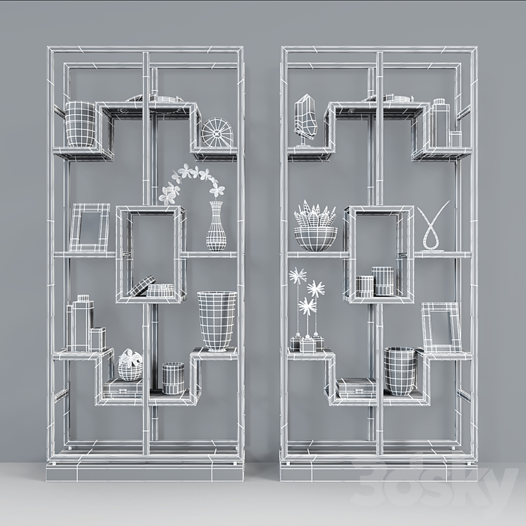 Rack LAGONDA The Sofa & Chair Company 3DS Max - thumbnail 2