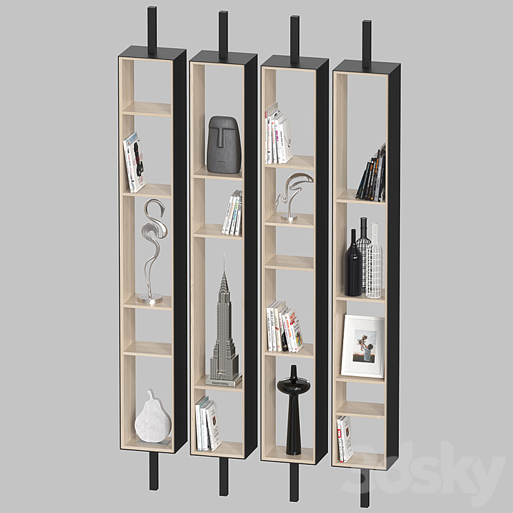 Rack-partition 067 3DS Max Model - thumbnail 2