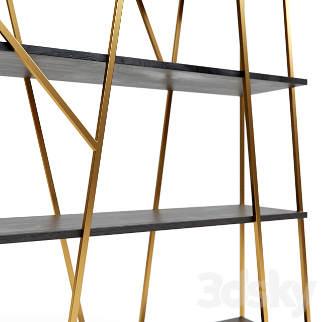 Rack Powell gold 3DS Max Model - thumbnail 2