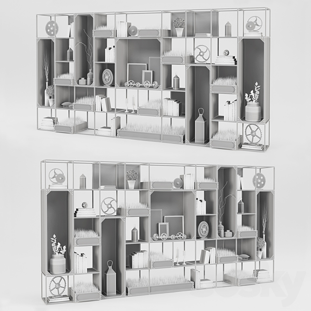 Rack with Loft set 3ds Max - thumbnail 3