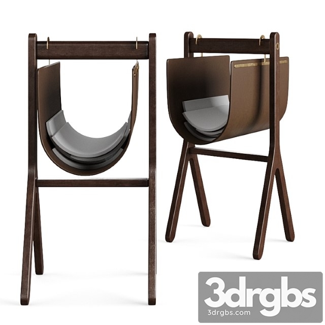 Ren Poltrona Frau Magazine Rack 3dsmax Download - thumbnail 1