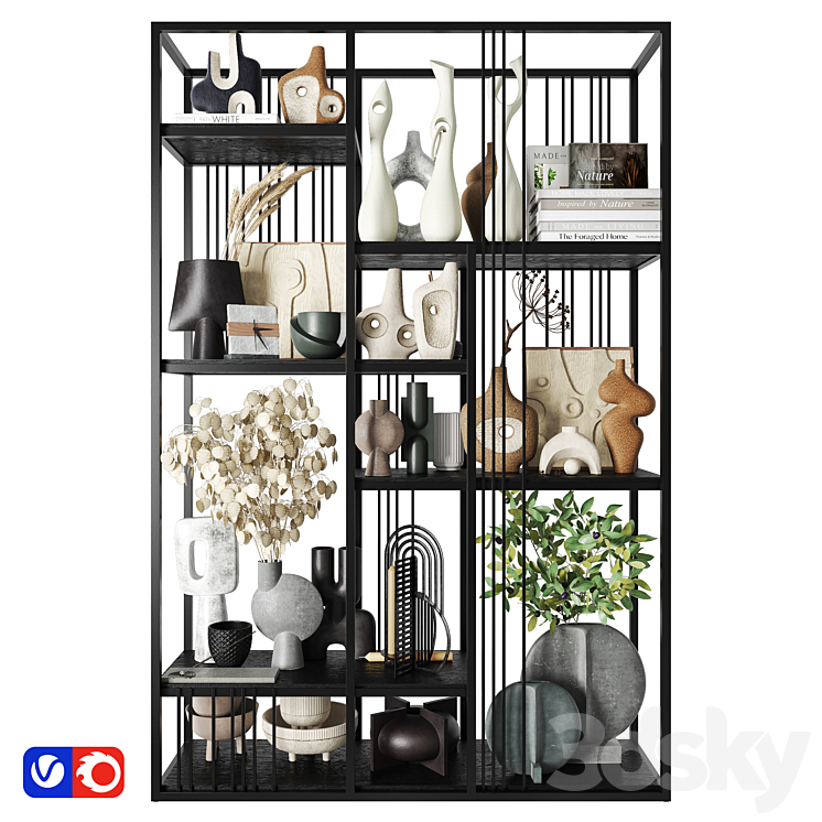 Room divider RIET 3DS Max Model - thumbnail 1