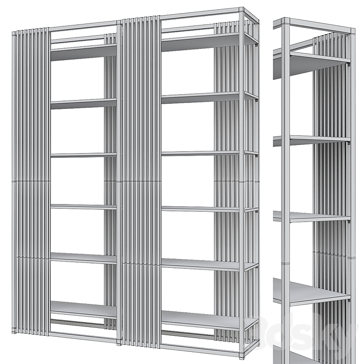 Shakedesign Bookcases ?32 3DS Max - thumbnail 2